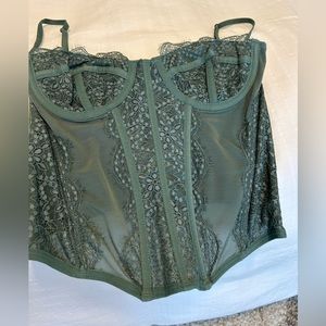 Out From Under Modern Love Corset-Urban Outfitters size M